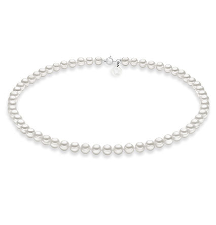 Collana Comete in Oro con Perle 5/5,5 mm