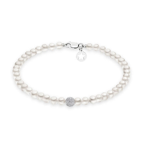 Bracciale in oro Comete perle 4,5/5 mm