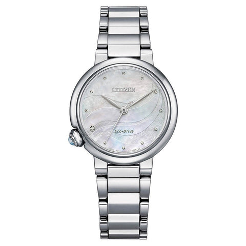 Citizen Lady con Diamante Madreperla e Vetro Zaffiro ref. EM0910-80D/EM0912-84Y